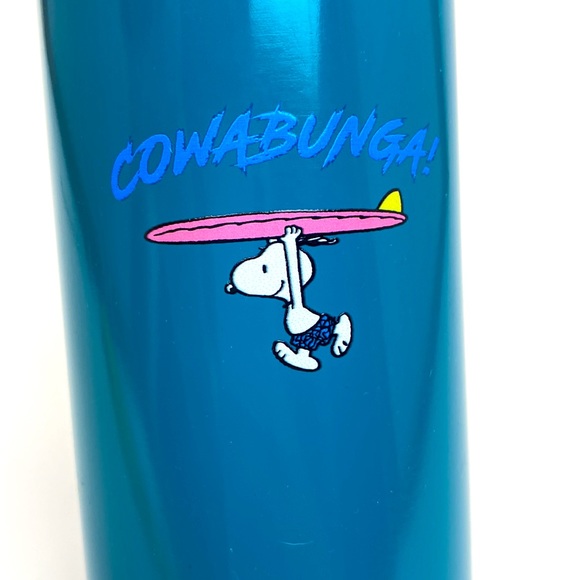 Snoopy surfboard Hawaii Cowabunga drinking bottle NWT Hawaii - Picture 2 of 10